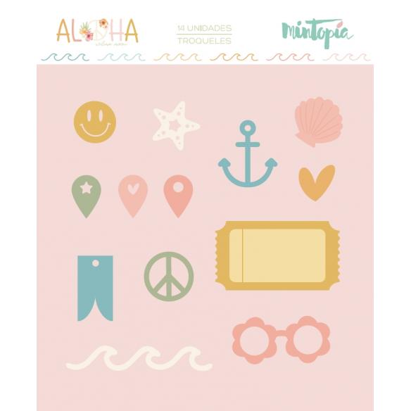 Troquel Aloha Tickets e iconos