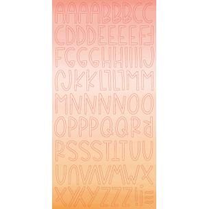 Alfabeto chipboard Aloha