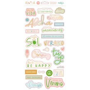 Pegatinas 6x12 Aloha