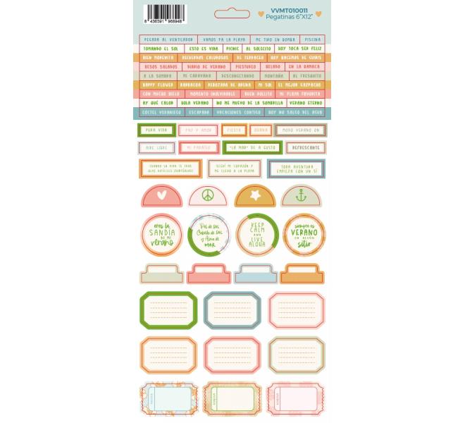 Pegatinas 6x12 Aloha