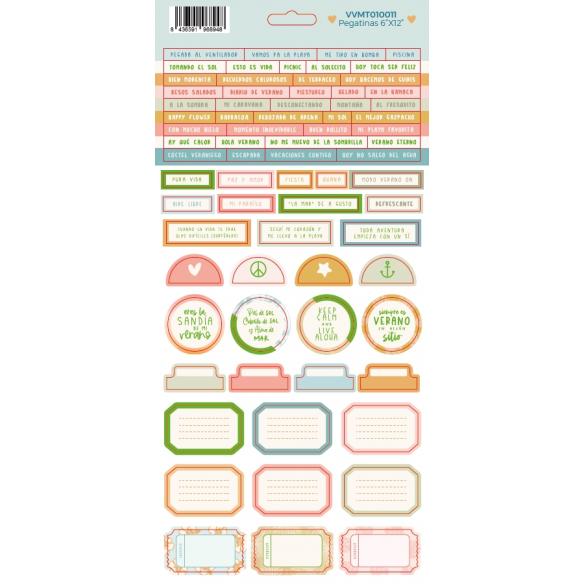 Pegatinas 6x12 Aloha