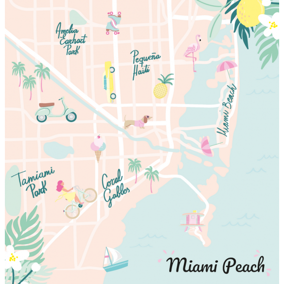 Colección de papel MIAMI PEACH