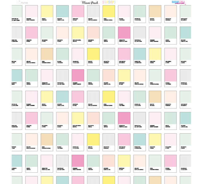 Colección de papel MIAMI PEACH