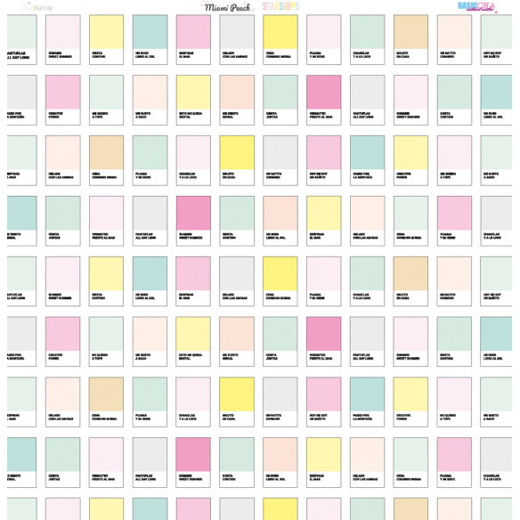 Colección de papel MIAMI PEACH