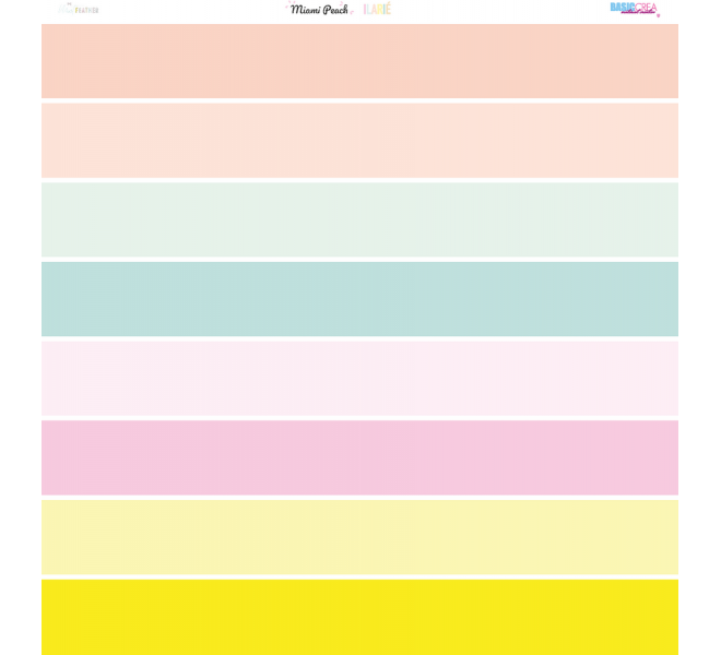 Colección de papel MIAMI PEACH