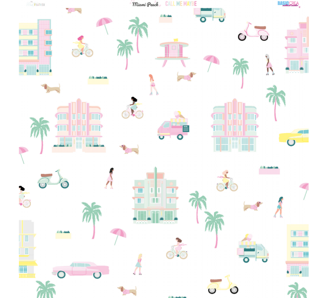 Colección de papel MIAMI PEACH