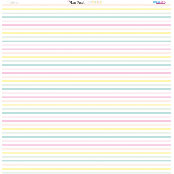 Colección de papel MIAMI PEACH