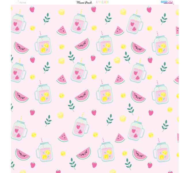 Colección de papel MIAMI PEACH