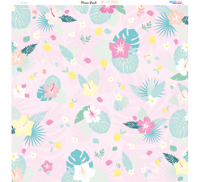 Colección de papel MIAMI PEACH