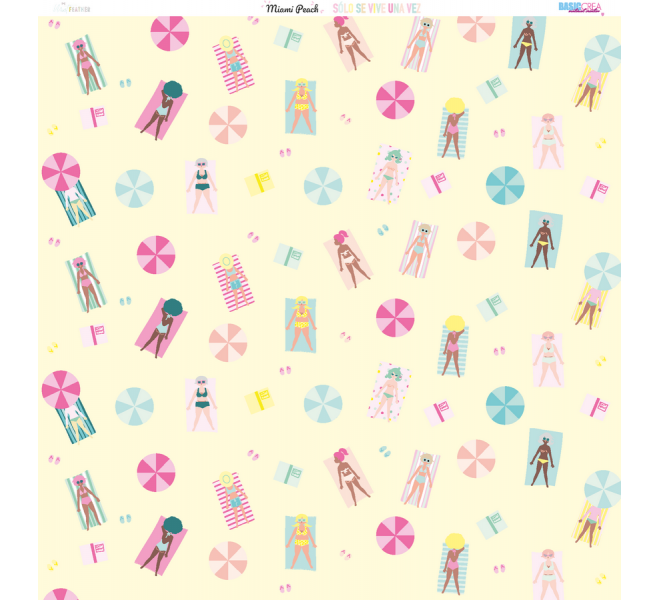 Colección de papel MIAMI PEACH