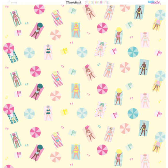 Colección de papel MIAMI PEACH