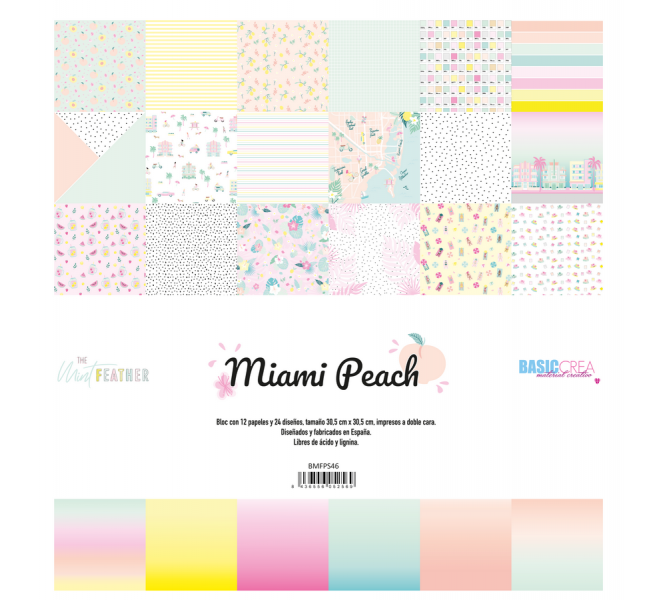 Colección de papel MIAMI PEACH
