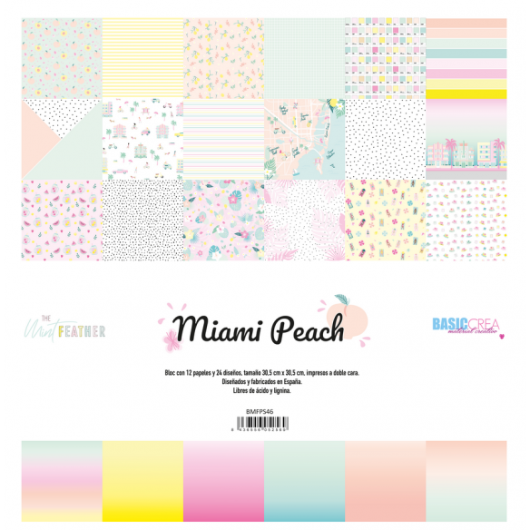 Colección de papel MIAMI PEACH