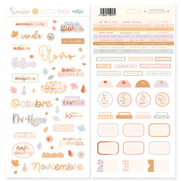 Pegatinas 6"x12" CANELA