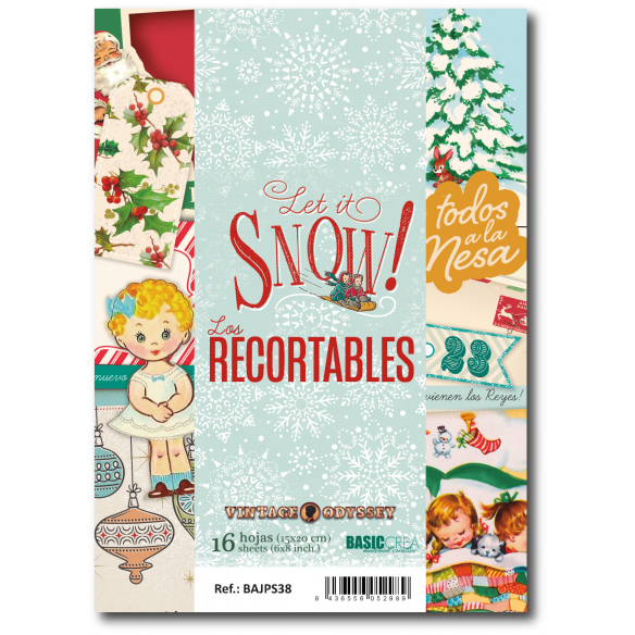 Recortables A5 Let it snow
