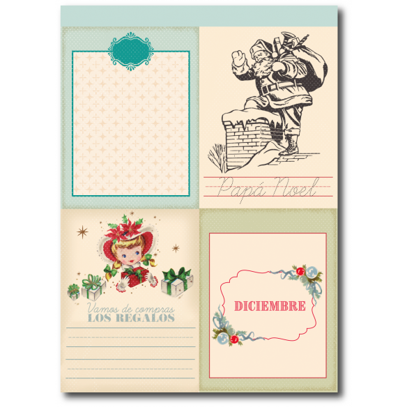 Recortables A5 Let it snow