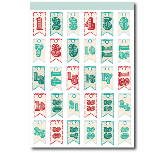 Recortables A5 Let it snow