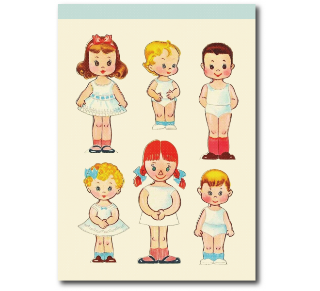 Recortables A5 Let it snow