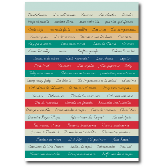 Recortables A5 Let it snow