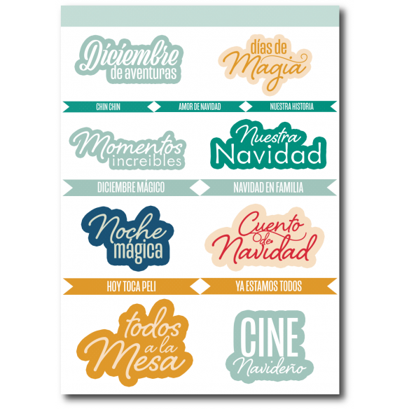 Recortables A5 Let it snow