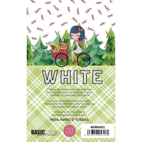 Palabra de madera WHITE