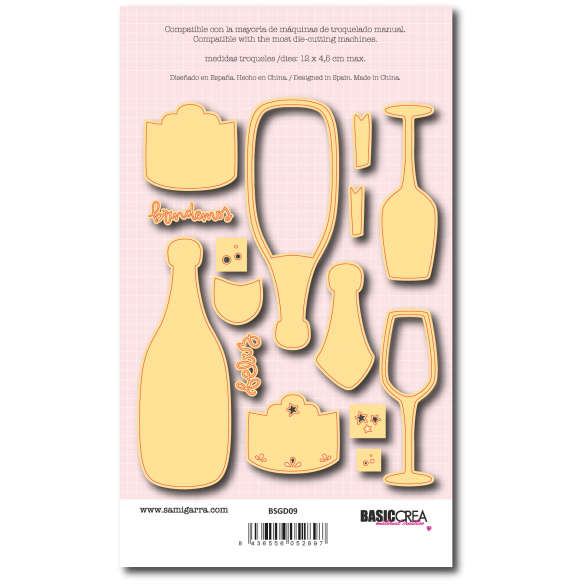 Troquel Brindis Ginger Bell