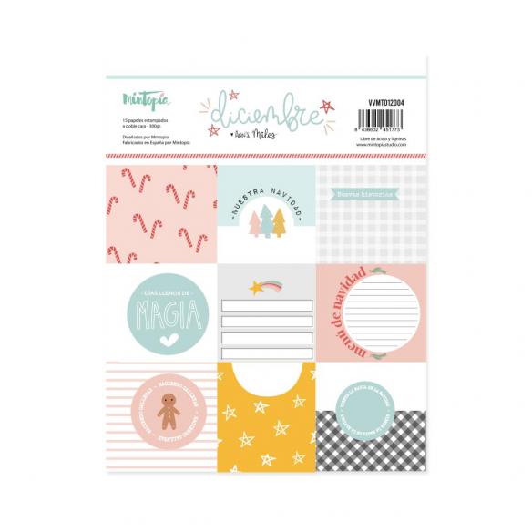 Pad de tarjetas Diciembre de Mintopía