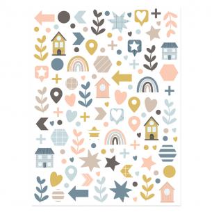 Pegatinas puffy Hola Invierno de Mintopia