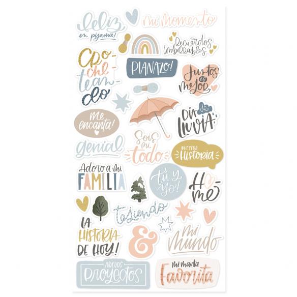 Pegatinas foam Hola Invierno de Mintopia