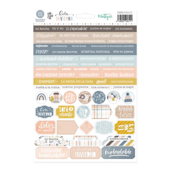 Pegatinas Hola Invierno de Mintopia