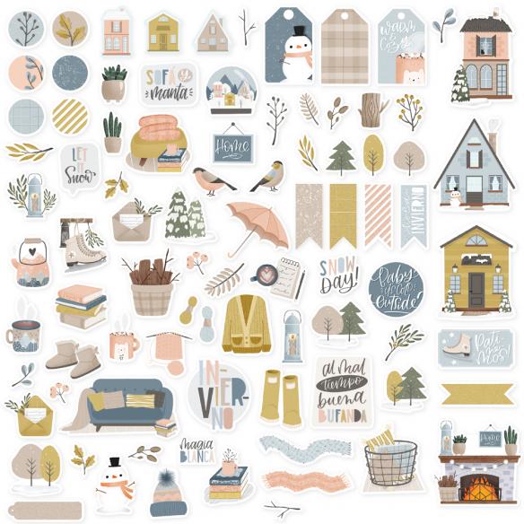 Die cuts Hola Invierno de Mintopia