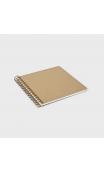 Album kraft wyro small square 20.5x20.5 cm. 20 sheets cardboard 250 grs.