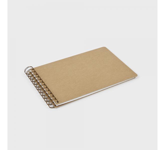 Álbum kraft journal 24x16,5 cm. 15 hojas cartulina 250 grs.