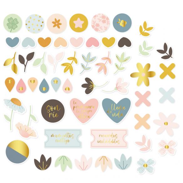 Die cuts vellum Vida de Mintopia