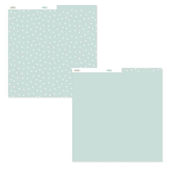 Cartulina estampada De Luxe 12"x12" Mintopía Basic 6