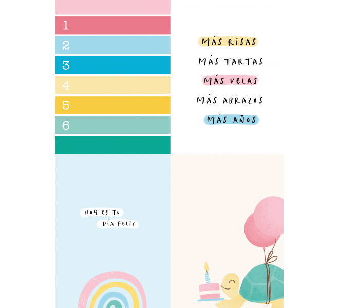 Bloc Din A5 Recortables "Confetti" 17 Diseños a 1 cara