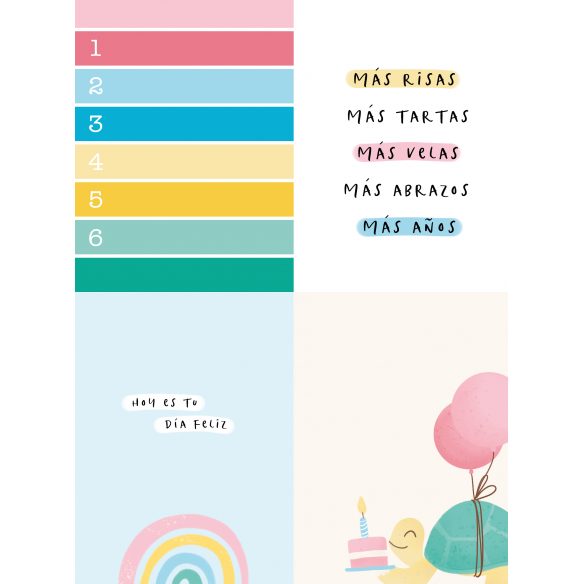 Bloc Din A5 Recortables "Confetti" 17 Diseños a 1 cara