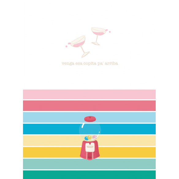 Bloc Din A5 Recortables "Confetti" 17 Diseños a 1 cara