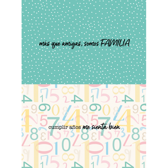 Bloc Din A5 Recortables "Confetti" 17 Diseños a 1 cara