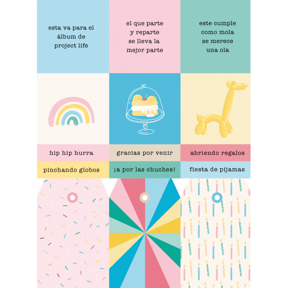 Bloc Din A5 Recortables "Confetti" 17 Diseños a 1 cara