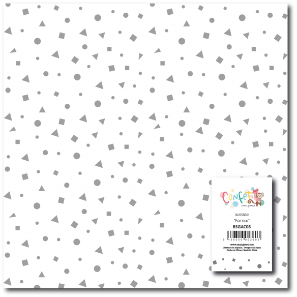 Bloc Din A5 Recortables "Confetti" 17 Diseños a 1 cara