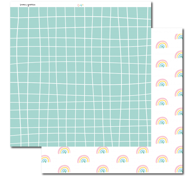 Stack Papel  "Confeti" 12H a doble cara+12 a 1Cara