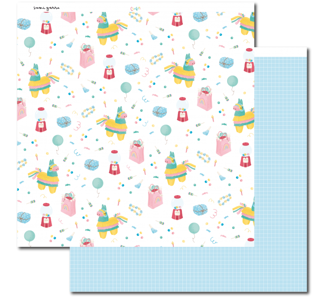 Stack Papel  "Confeti" 12H a doble cara+12 a 1Cara