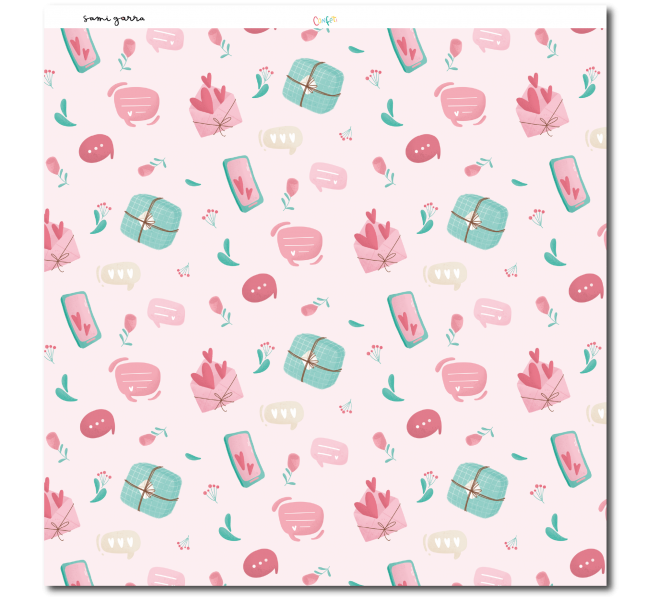 Stack Papel  "Confeti" 12H a doble cara+12 a 1Cara