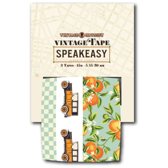 PACK WASHI TAPES* "Speak Easy"