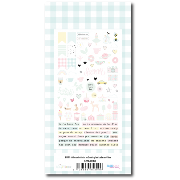 Puffy stickers  "FUN PARK"