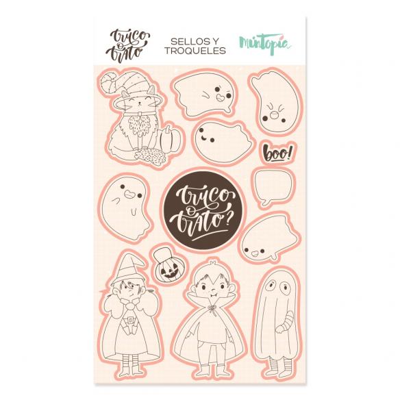 Sello y troquel Truco o trato 2