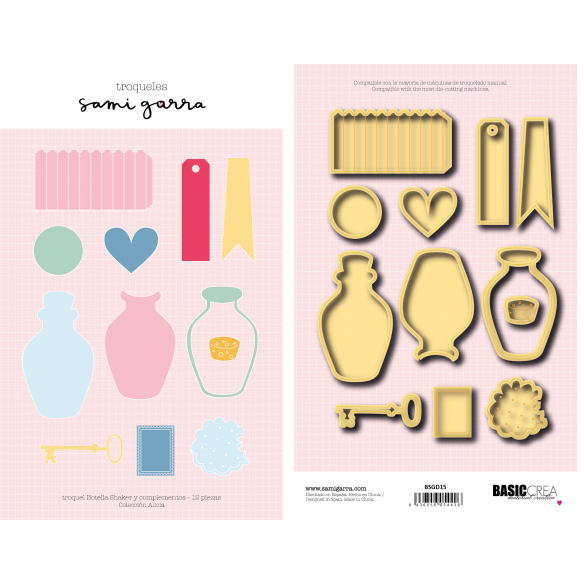 Troquel Botella "ALICIA"