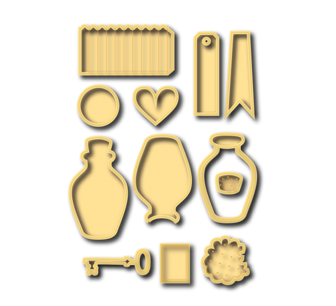 Troquel Botella "ALICIA"