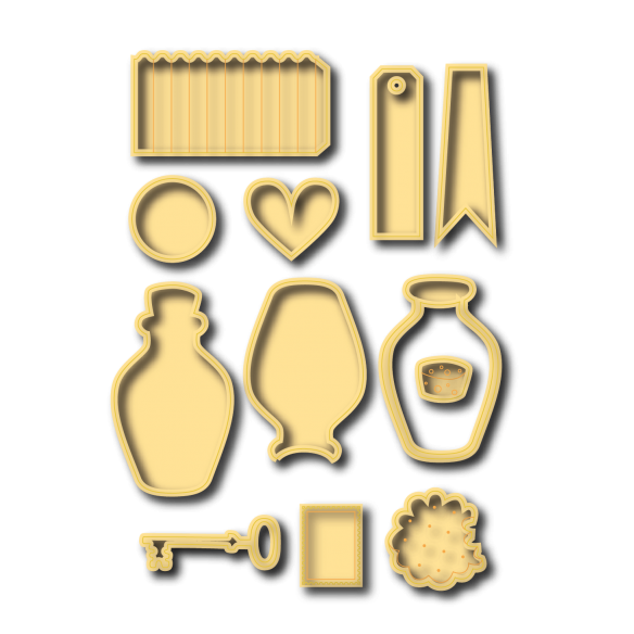 Troquel Botella "ALICIA"